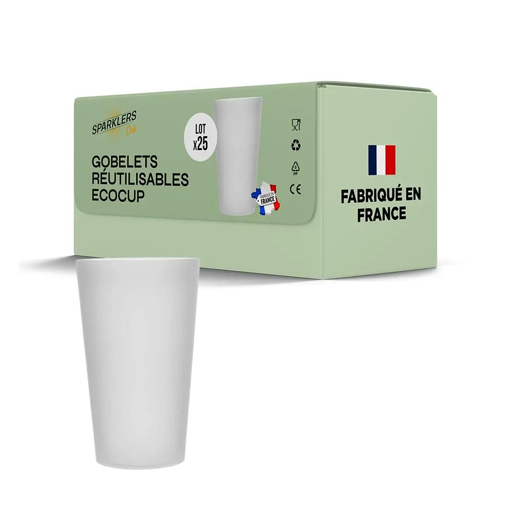 Eco Cup 25CL ou 33CL–Gobelet réutilisable Made in France Simply smoothies