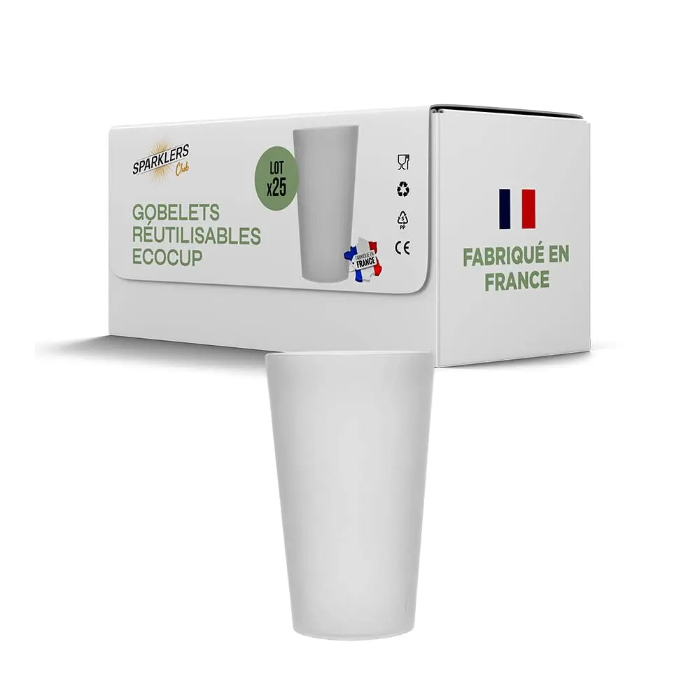 Eco Cup 25CL ou 33CL–Gobelet réutilisable Made in France Simply smoothies