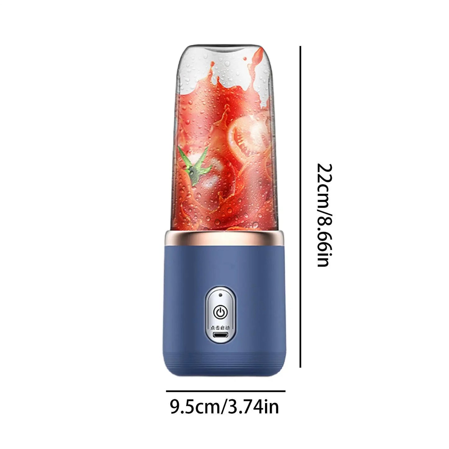 Mixeur Portable Rechargeable 6 Lames | Blender à Jus Multifonction pour Smoothies, Shakes, Fruits & Glaçons – Maison, Voyage, Sport, Camping, Plage Simply smoothies