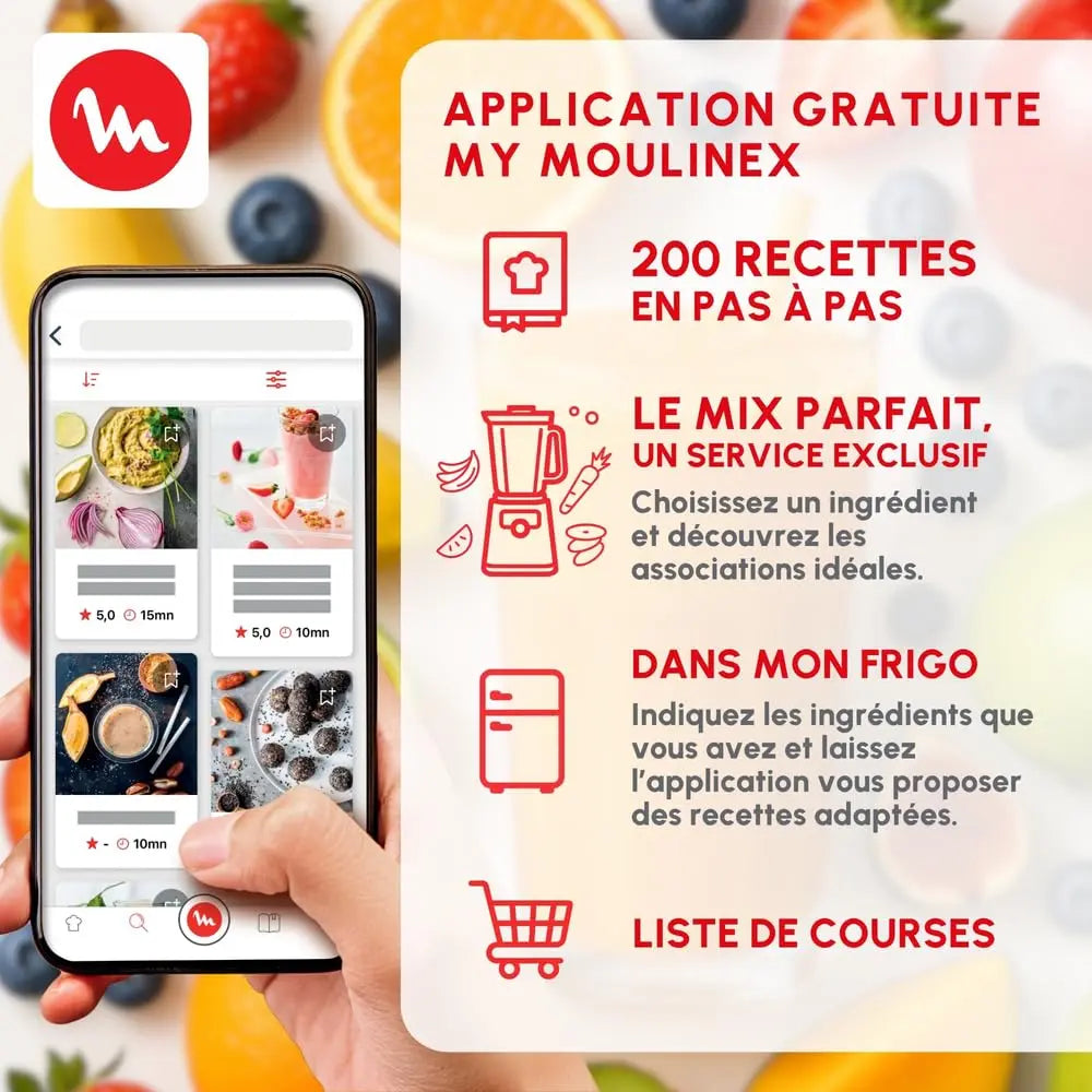 Moulinex Perfectmix Cook – Blender chauffant haute performance 1400W Simply smoothies
