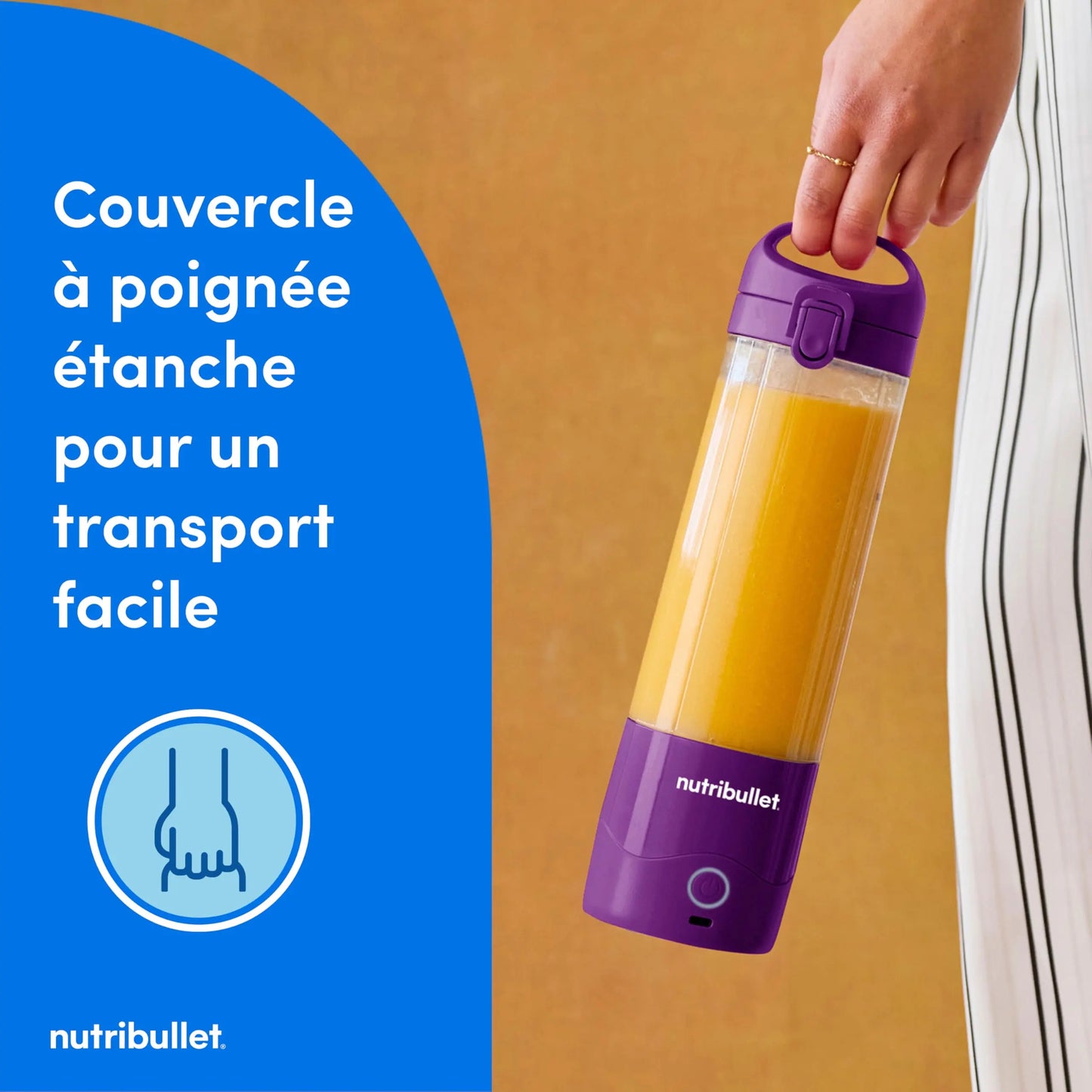 Nutribullet Blender Portable–Mixeur de voyage compact et puissant Simply smoothies