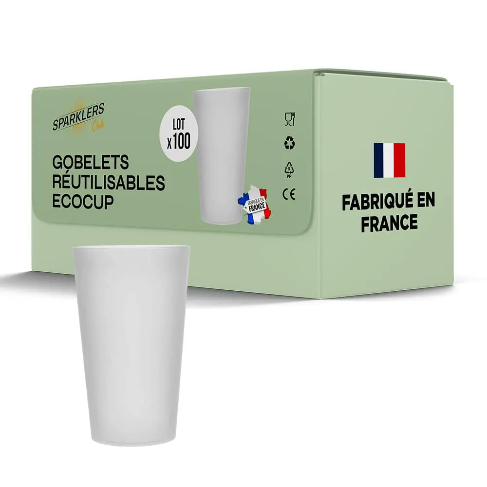 Eco Cup 25CL ou 33CL–Gobelet réutilisable Made in France Simply smoothies
