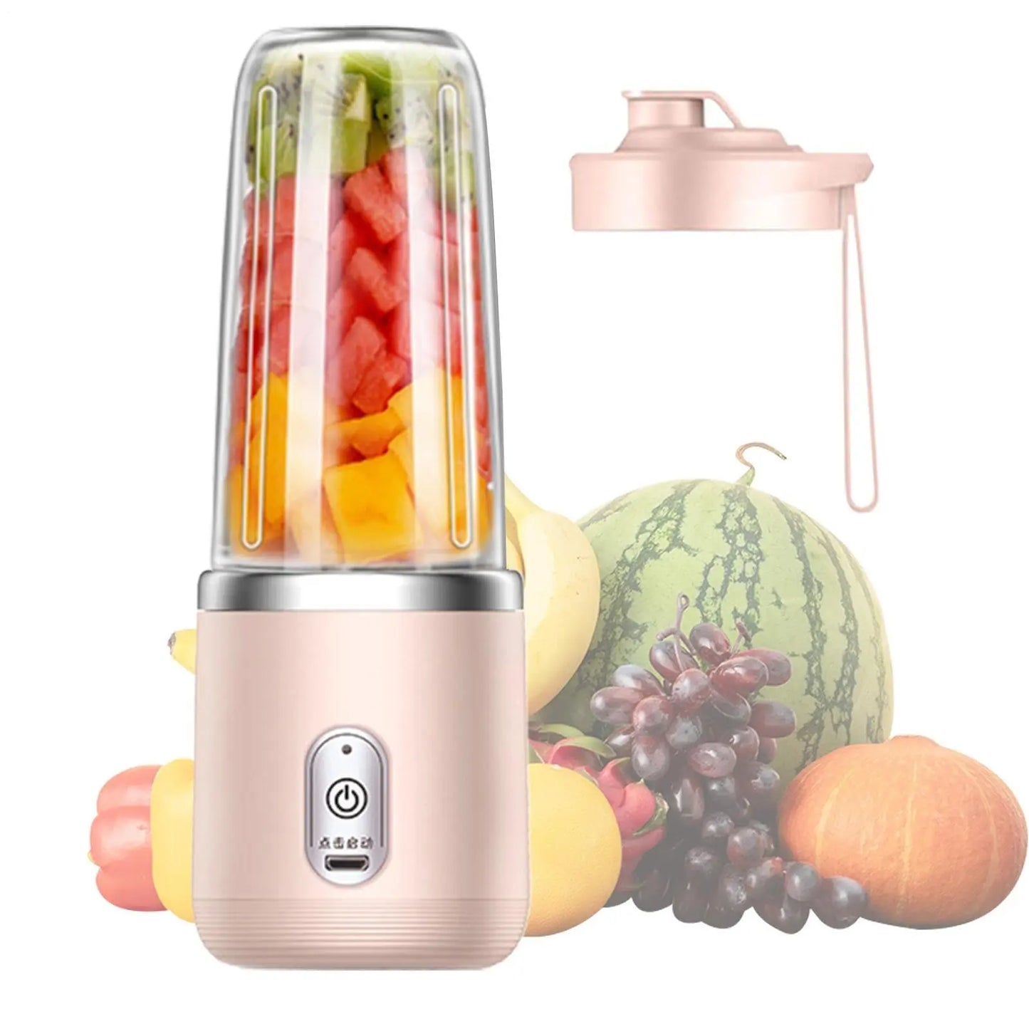 Mixeur Portable Rechargeable 6 Lames | Blender à Jus Multifonction pour Smoothies, Shakes, Fruits & Glaçons – Maison, Voyage, Sport, Camping, Plage Simply smoothies