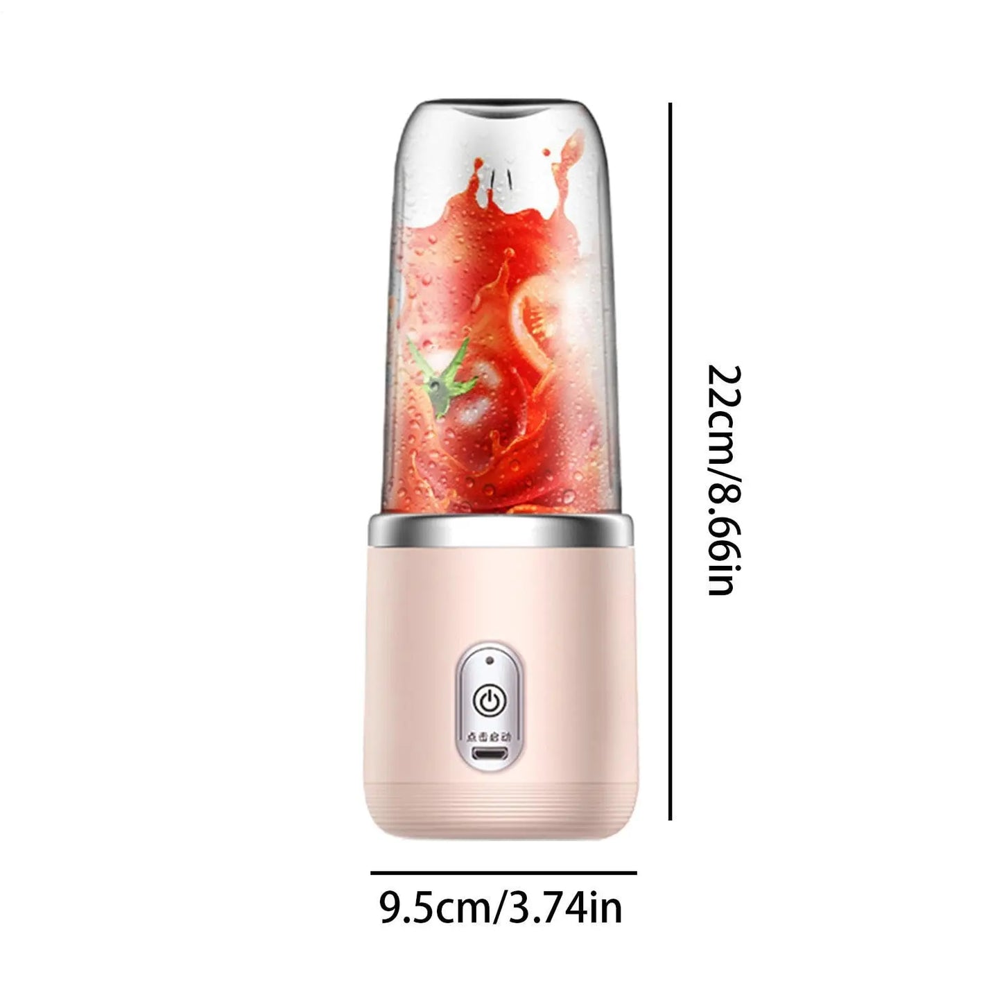 Mixeur Portable Rechargeable 6 Lames | Blender à Jus Multifonction pour Smoothies, Shakes, Fruits & Glaçons – Maison, Voyage, Sport, Camping, Plage Simply smoothies