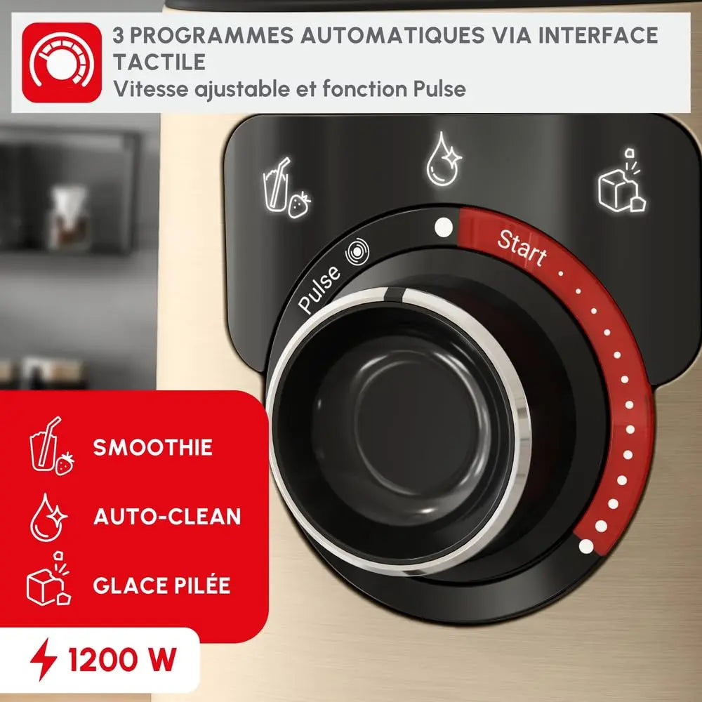 Moulinex Perfectmix Cook – Blender chauffant haute performance 1400W Simply smoothies