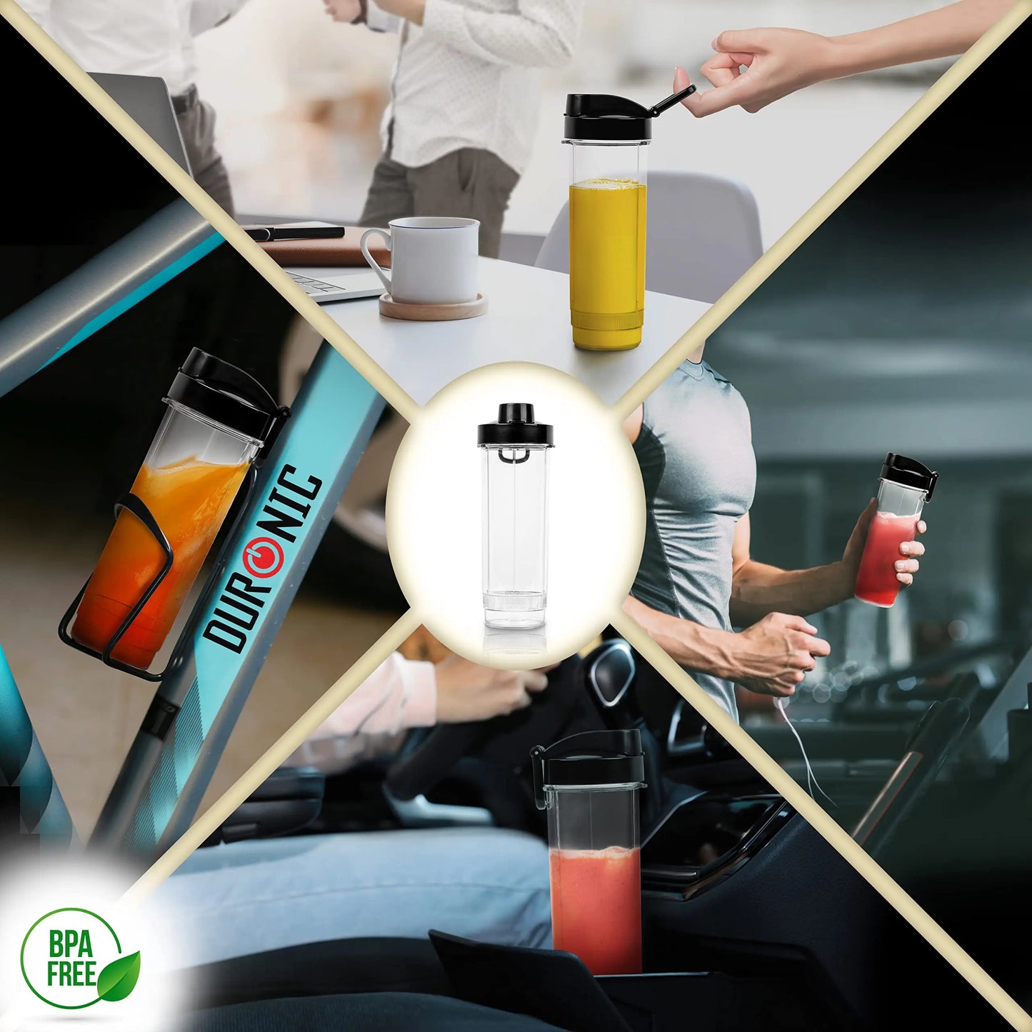 Duronic Mini mixeur portable  500W 570ml Simply smoothies
