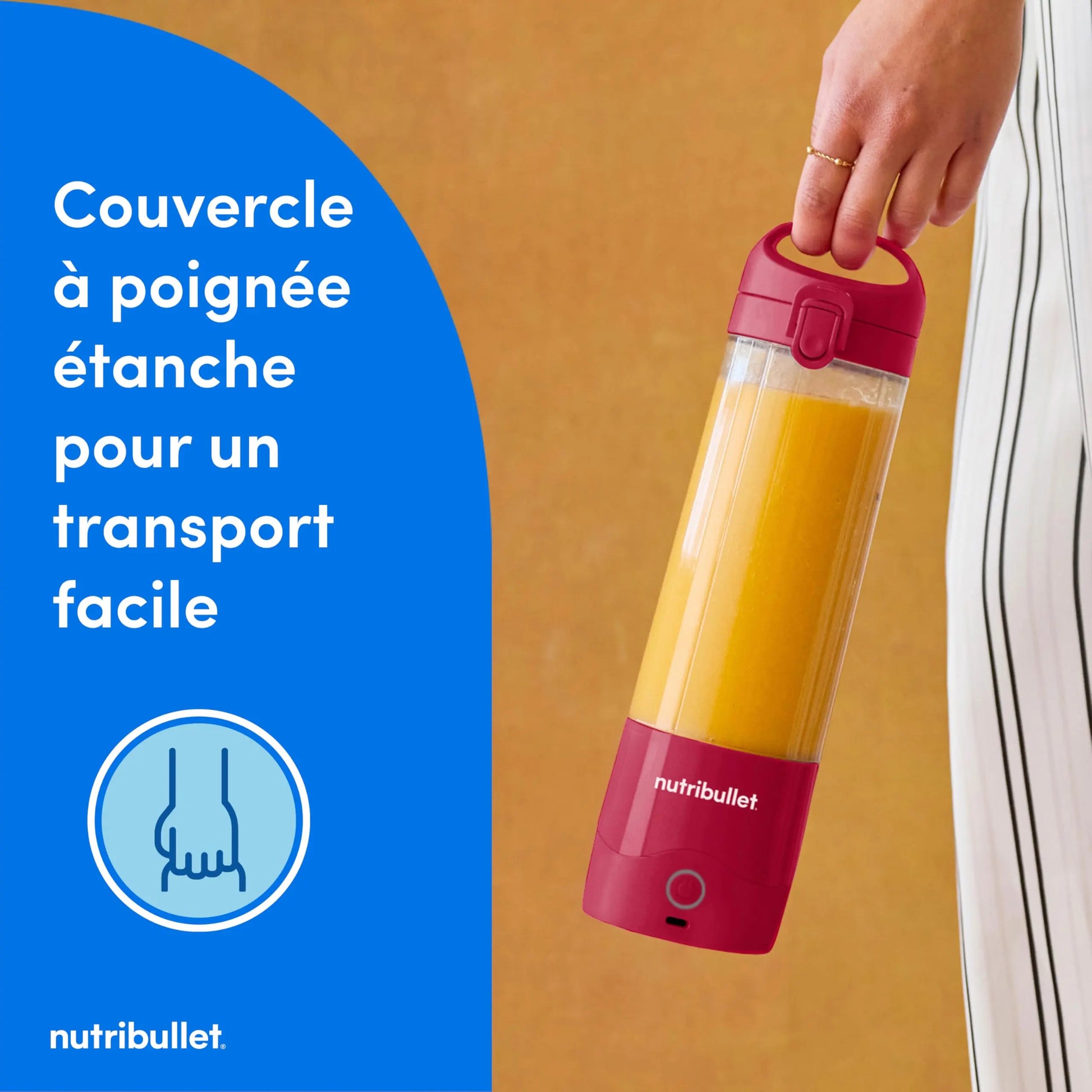 Nutribullet Blender Portable–Mixeur de voyage compact et puissant Simply smoothies