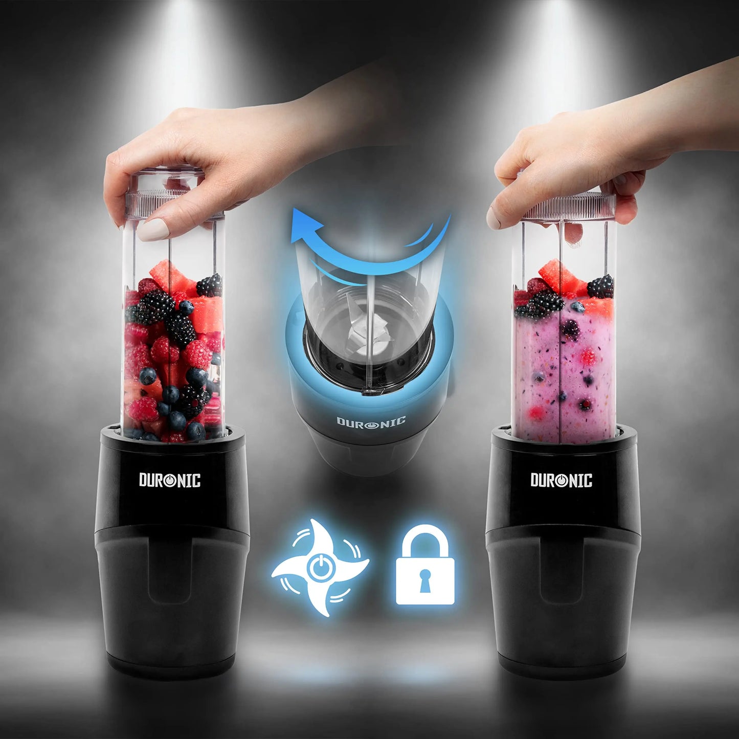 Duronic Mini mixeur portable  500W 570ml Simply smoothies