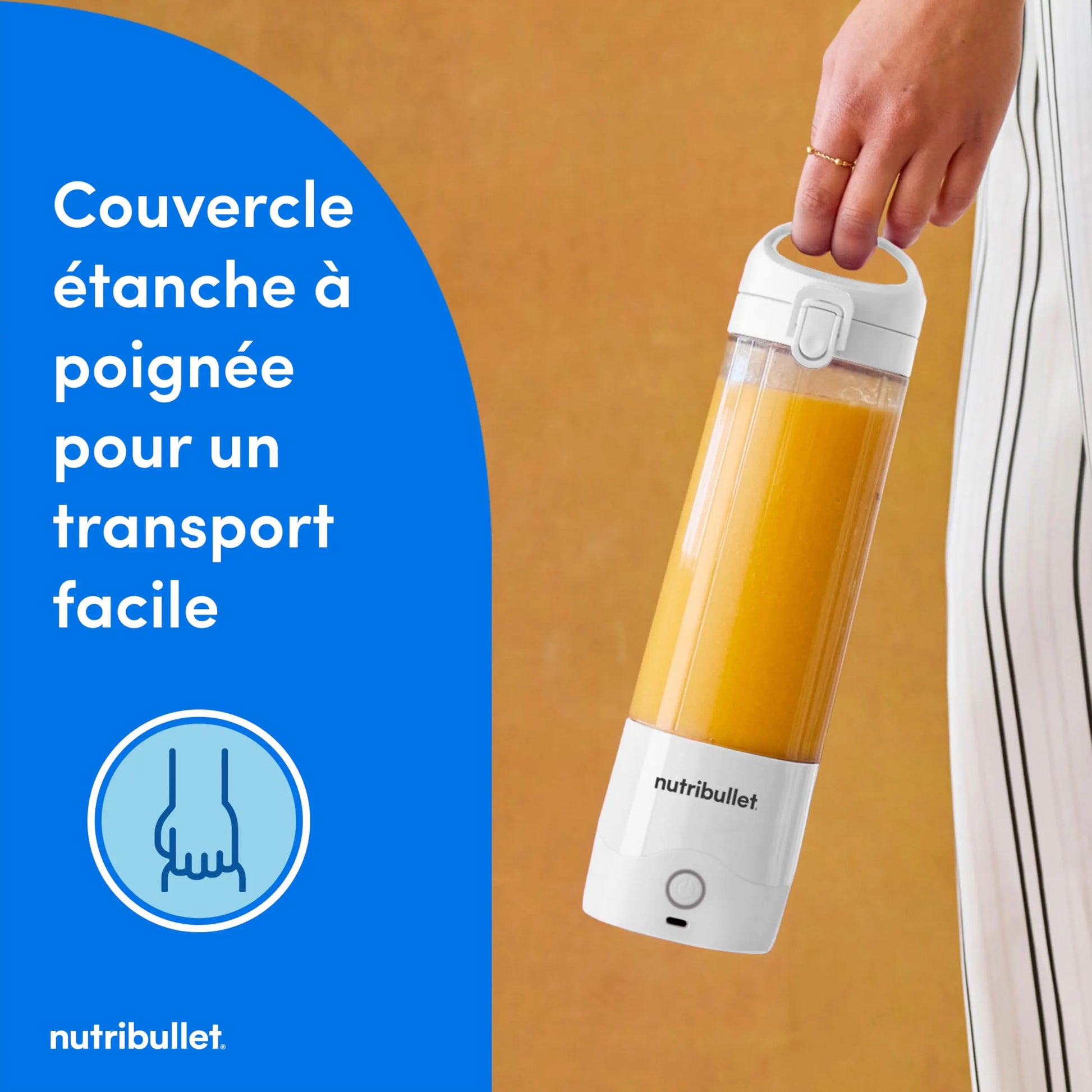 Nutribullet Blender Portable–Mixeur de voyage compact et puissant Simply smoothies